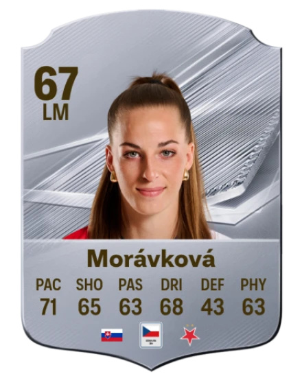 Morávková 67 Common LM FC 26 card