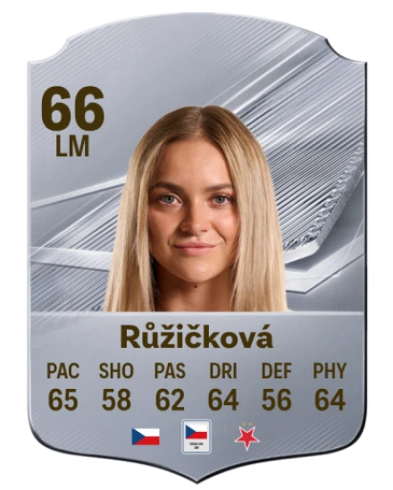 Růžičková 66 Common LM FC 26 card