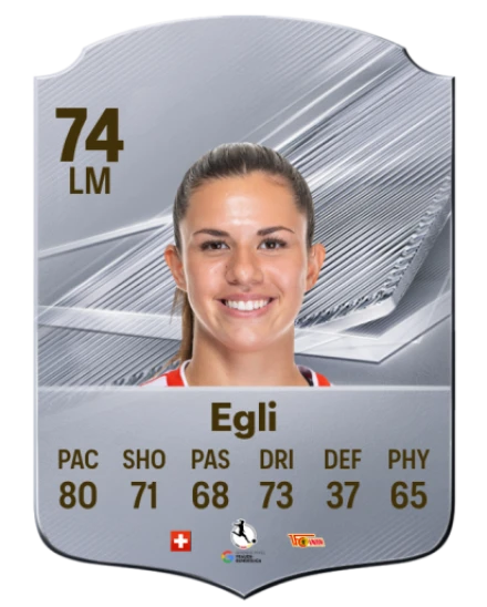 Egli 74 Common LM FC 26 card