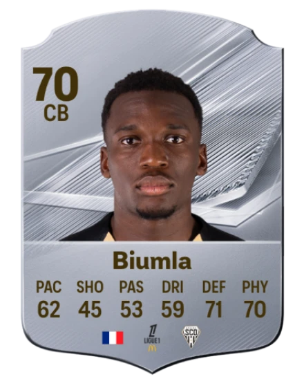 Biumla 70 Silver CB FC 27 card