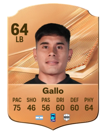 Gallo 64 Common LB FC 26 card