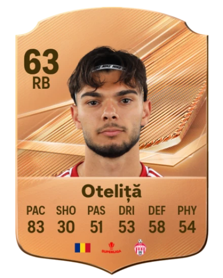 Oteliță 63 Common RB FC 26 card