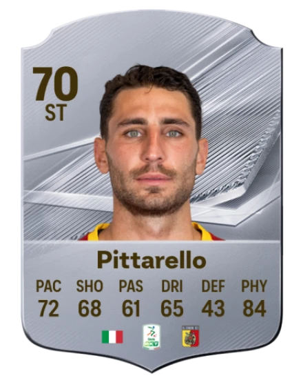 Pittarello 70 Rare ST FC 26 card