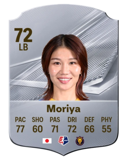 Moriya 72 Silver LB FC 27 card