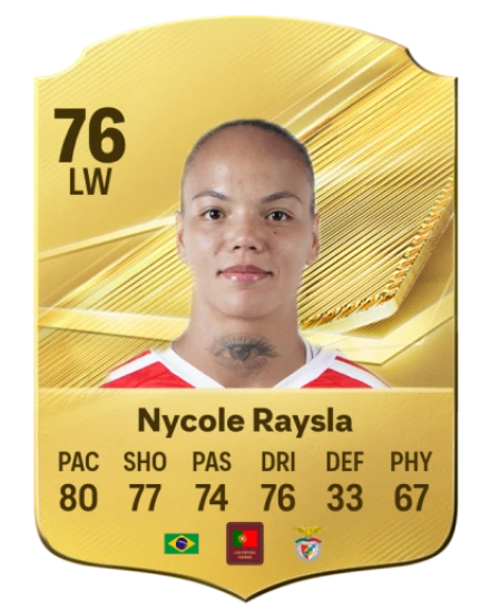 Nycole Raysla 76 Common LW FC 26 card