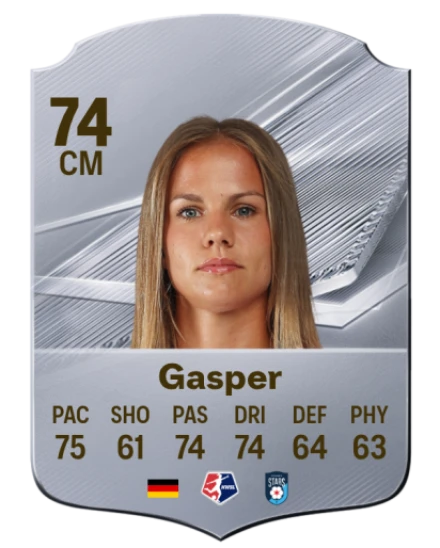 Gasper 74 Silver CM FC 27 card
