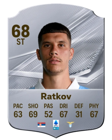 Ratkov 68 Silver ST FC 27 card