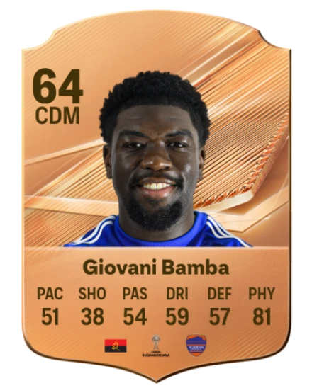 Giovani Bamba 64 Bronze CDM FC 27 card