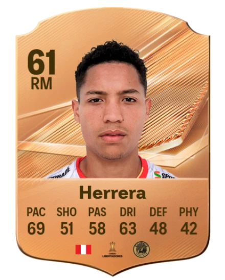 Herrera 61 Bronze RM FC 27 card