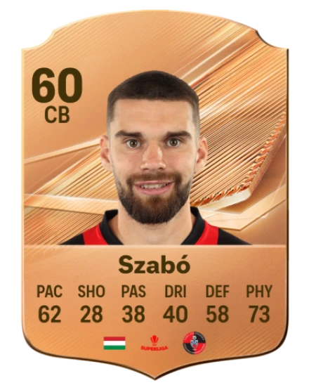 Szabó 60 Bronze CB FC 27 card