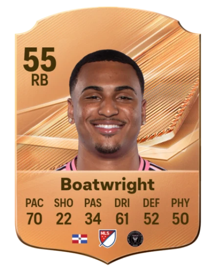 Boatwright 55 Bronze RB FC 27 card