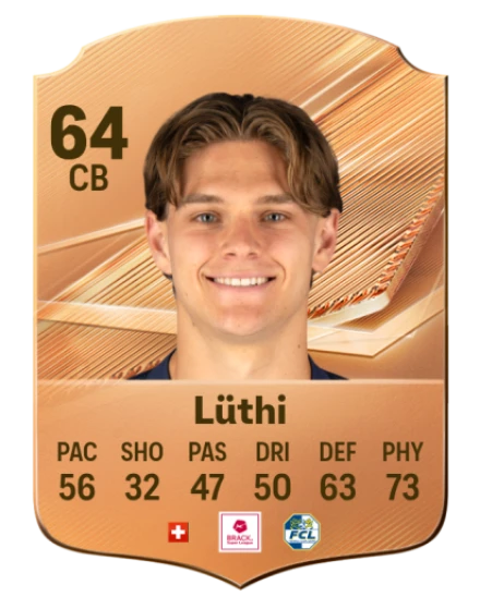Lüthi 64 Common CB FC 26 card