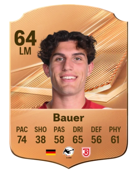 Bauer 64 Common LM FC 26 card