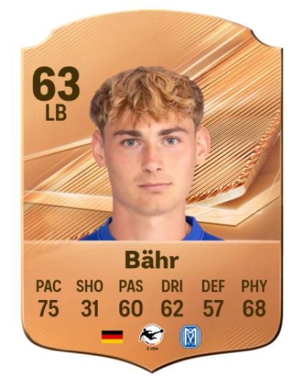 Bähr 63 Common LB FC 26 card