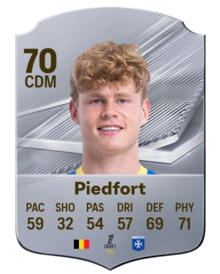 Piedfort 70 Common CDM FC 26 card