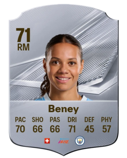 Beney 71 Silver RM FC 27 card