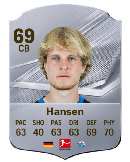 Hansen 69 Common CB FC 26 card