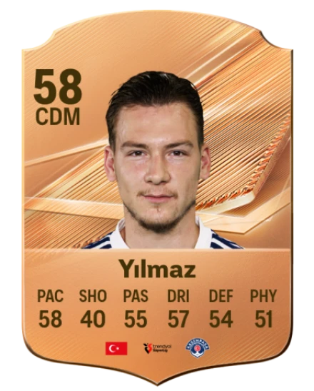 Yılmaz 58 Bronze CDM FC 27 card
