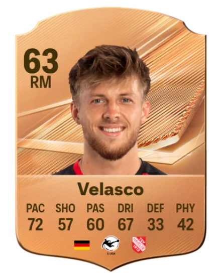 Velasco 63 Common RM FC 26 card