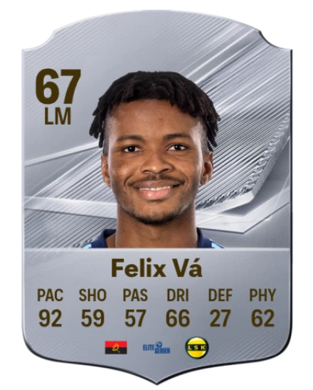Felix Vá 67 Silver LM FC 27 card