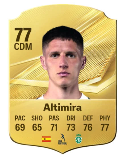 Altimira 77 Gold CDM FC 27 card