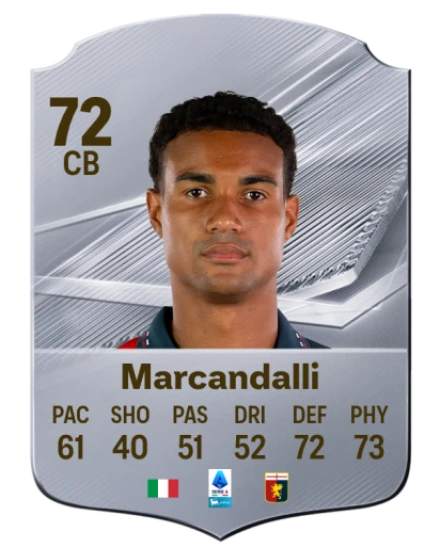Marcandalli 72 Common CB FC 26 card