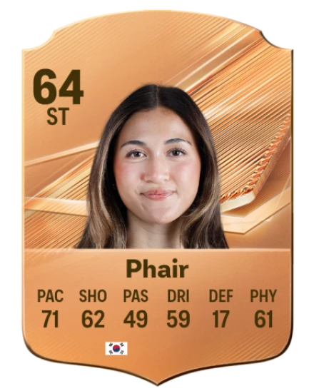 Phair 64 Bronze ST FC 27 card