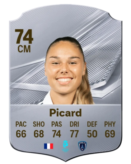 Picard 74 Common CM FC 26 card