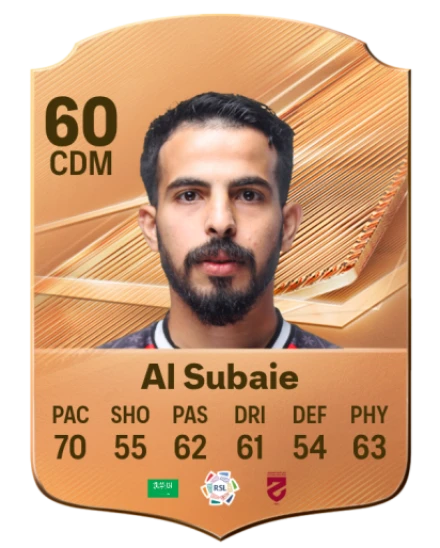 Al Subaie 60 Common CDM FC 26 card