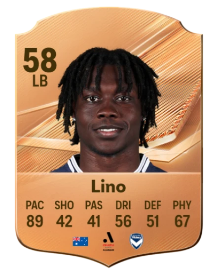 Lino 58 Bronze LB FC 27 card