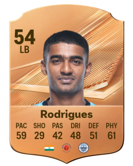 Rodrigues 54 Common LB FC 26 card