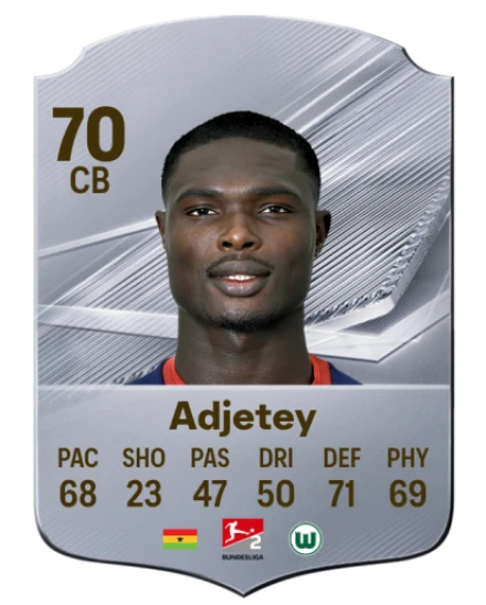 Adjetey 70 Common CB FC 26 card