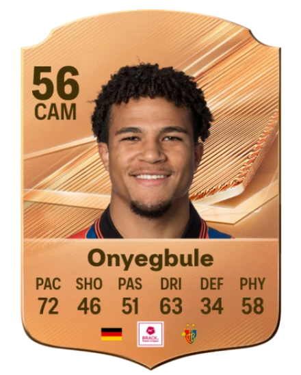 Onyegbule 56 Bronze CAM FC 27 card