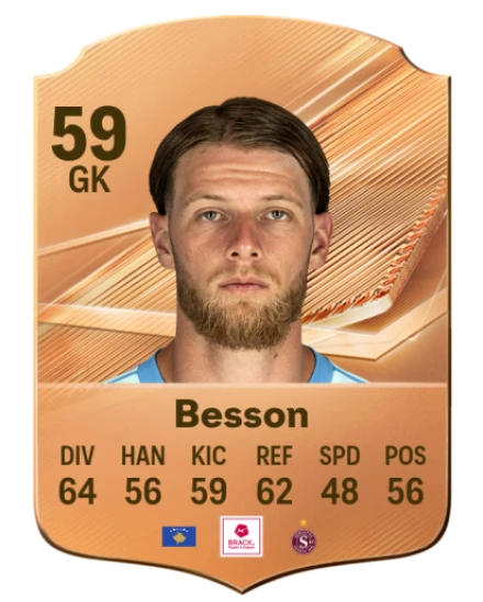 Besson 59 Bronze GK FC 27 card