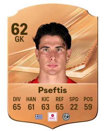 Pseftis 62 Bronze GK FC 27 card