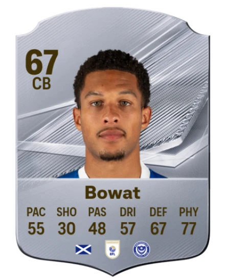 Bowat 67 Common CB FC 26 card