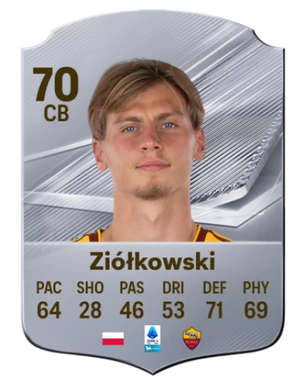 Ziółkowski 70 Silver CB FC 27 card