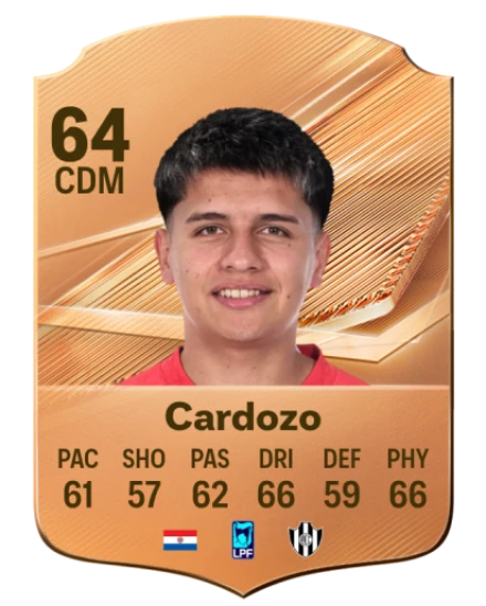 Cardozo 64 Bronze CDM FC 27 card
