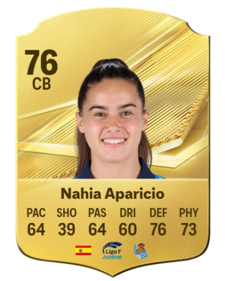 Nahia Aparicio 76 Common CB FC 26 card