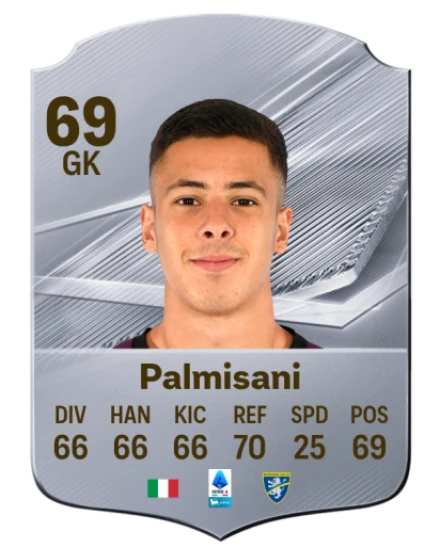 Palmisani 69 Silver GK FC 27 card