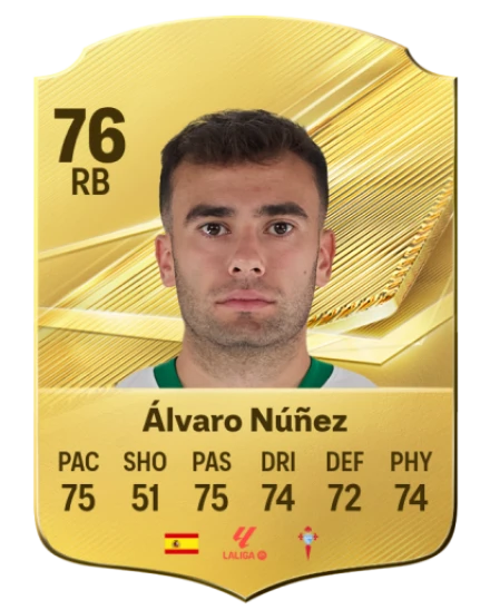 Álvaro Núñez 76 Common RB FC 26 card