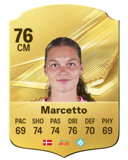 Marcetto 76 Gold CM FC 27 card