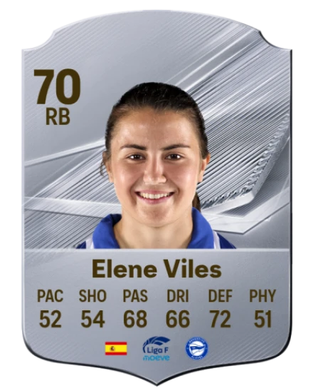 Elene Viles 70 Common RB FC 26 card