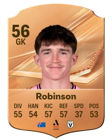 Robinson 56 Bronze GK FC 27 card
