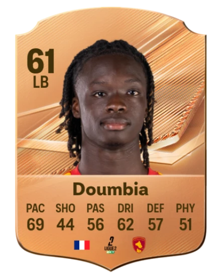 Doumbia 61 Bronze LB FC 27 card