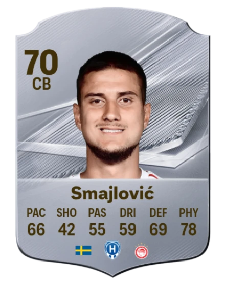 Smajlović 70 Silver CB FC 27 card