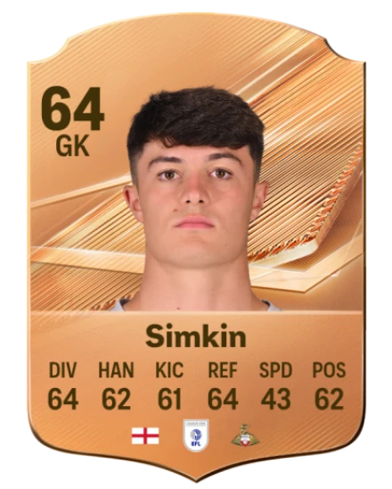 Simkin 64 Common GK FC 26 card