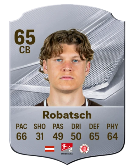 Robatsch 65 Silver CB FC 27 card