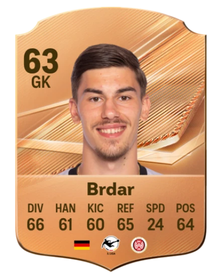 Brdar 63 Bronze GK FC 27 card