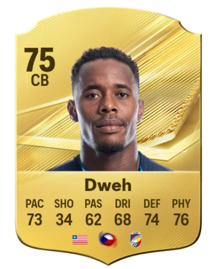 Dweh 75 Common CB FC 26 card